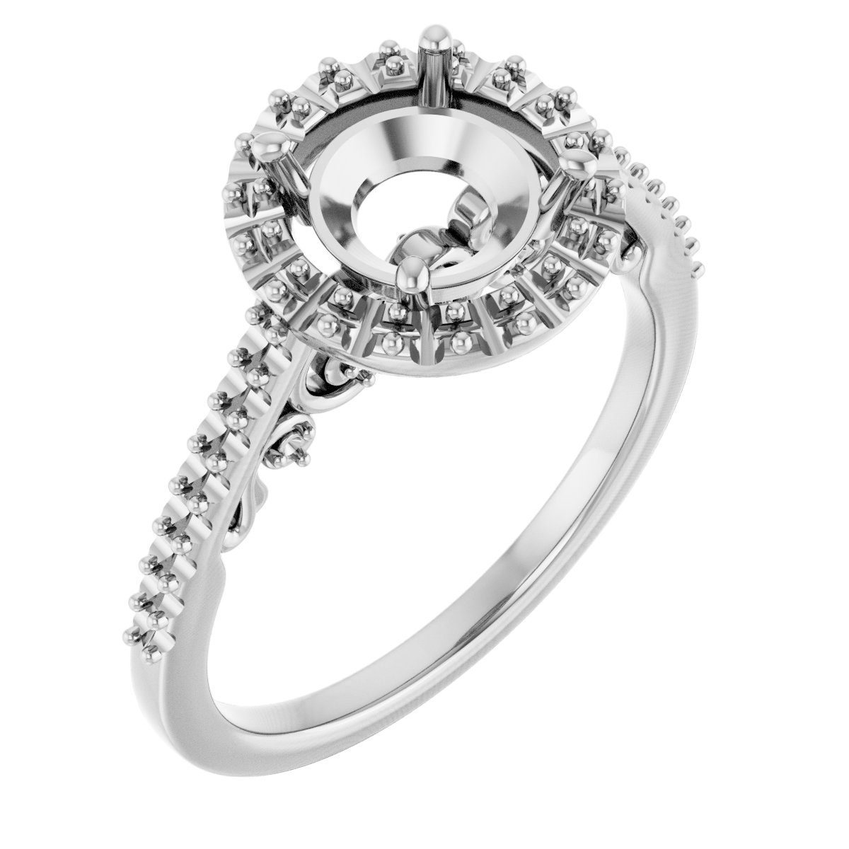 Halo-Style Engagement Ring