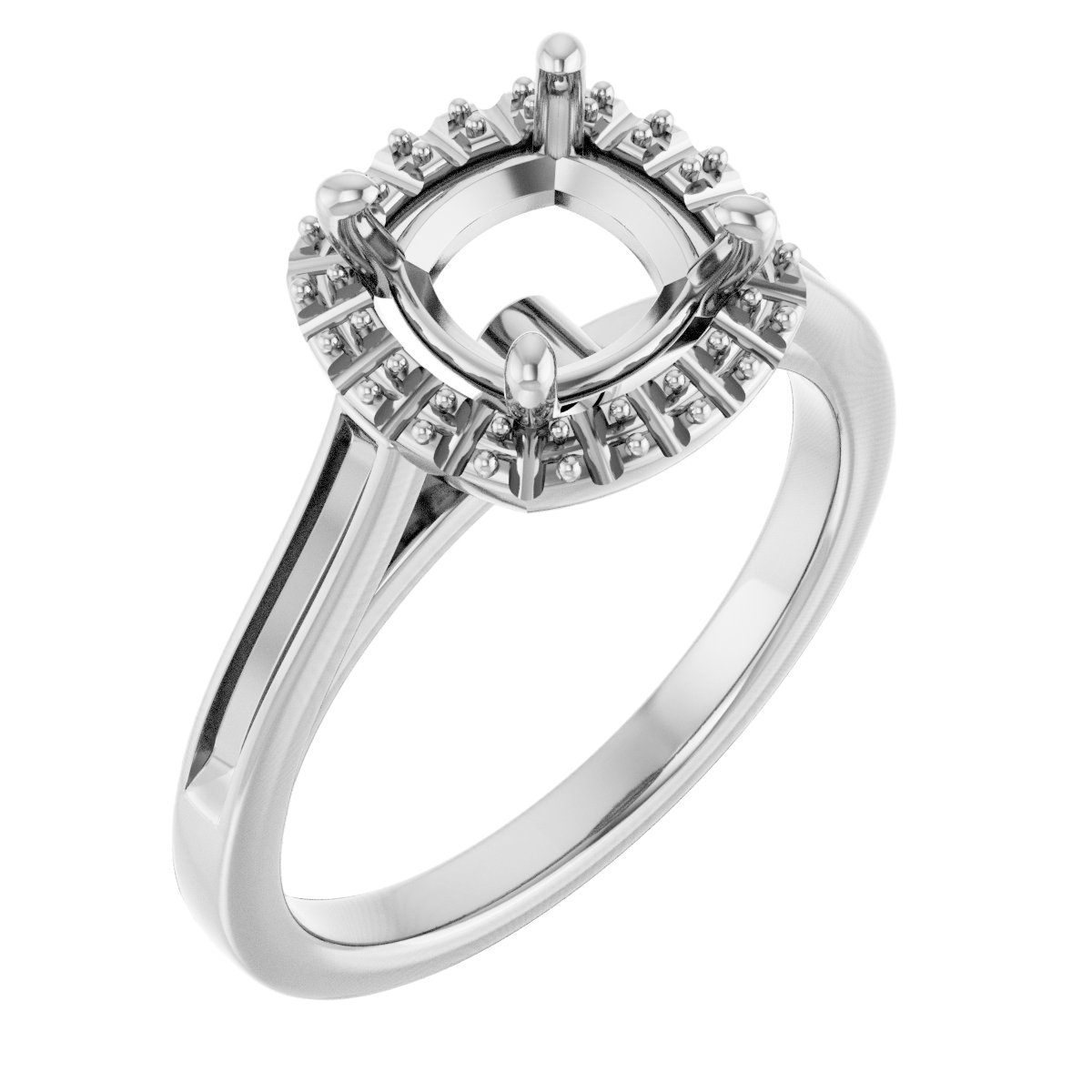 Halo-Style Engagement Ring