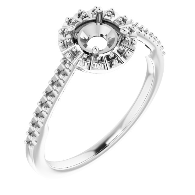 Halo-Style Engagement Ring