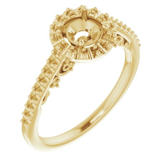 Halo-Style Engagement Ring