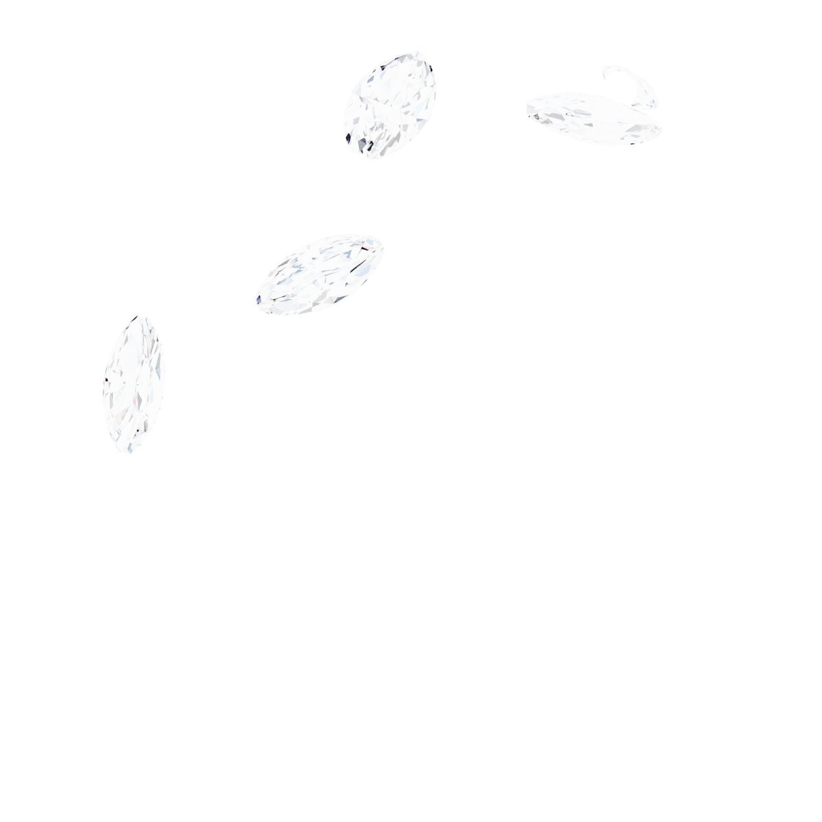 14k White Gold