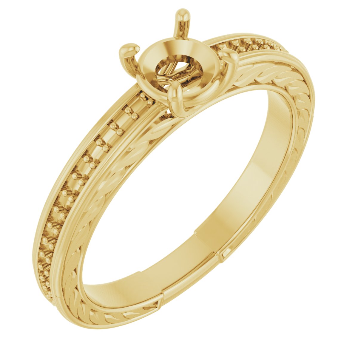 Accented Engagement Ring