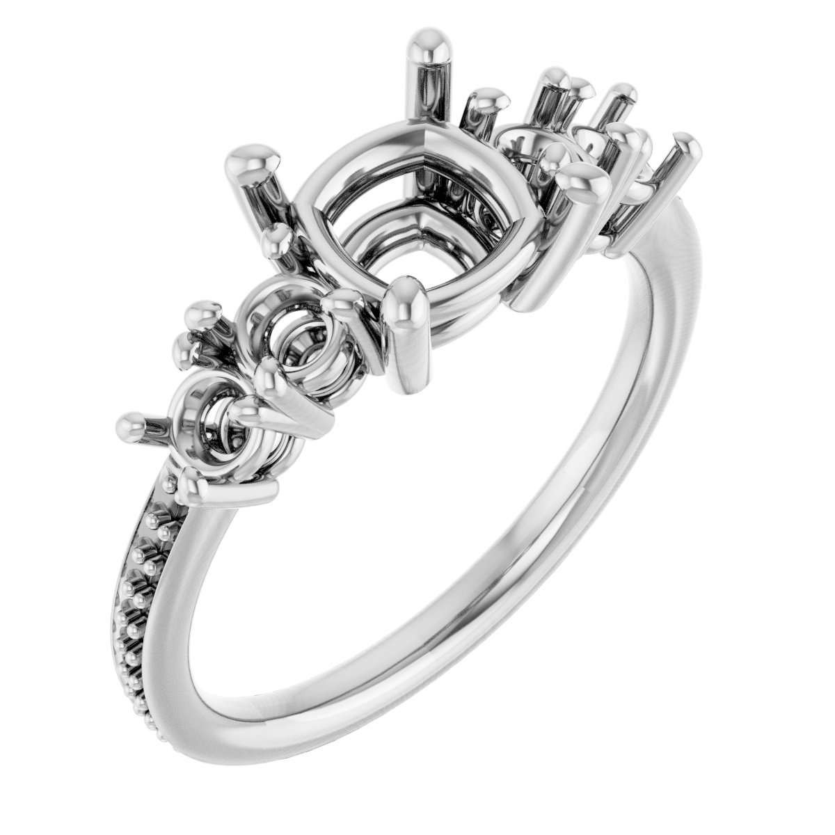 Accented Engagement Ring