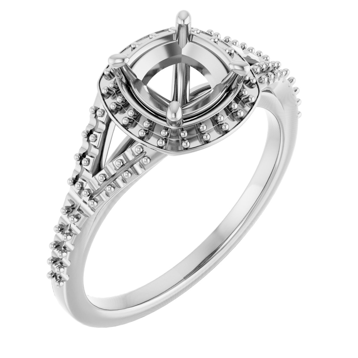 Halo-Style Engagement Ring