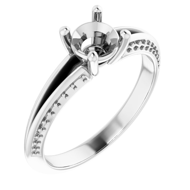 Accented Engagement Ring