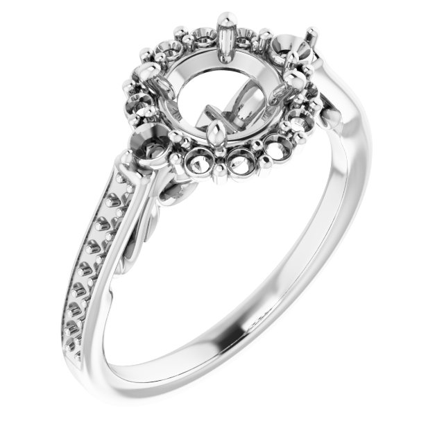 Halo-Style Engagement Ring