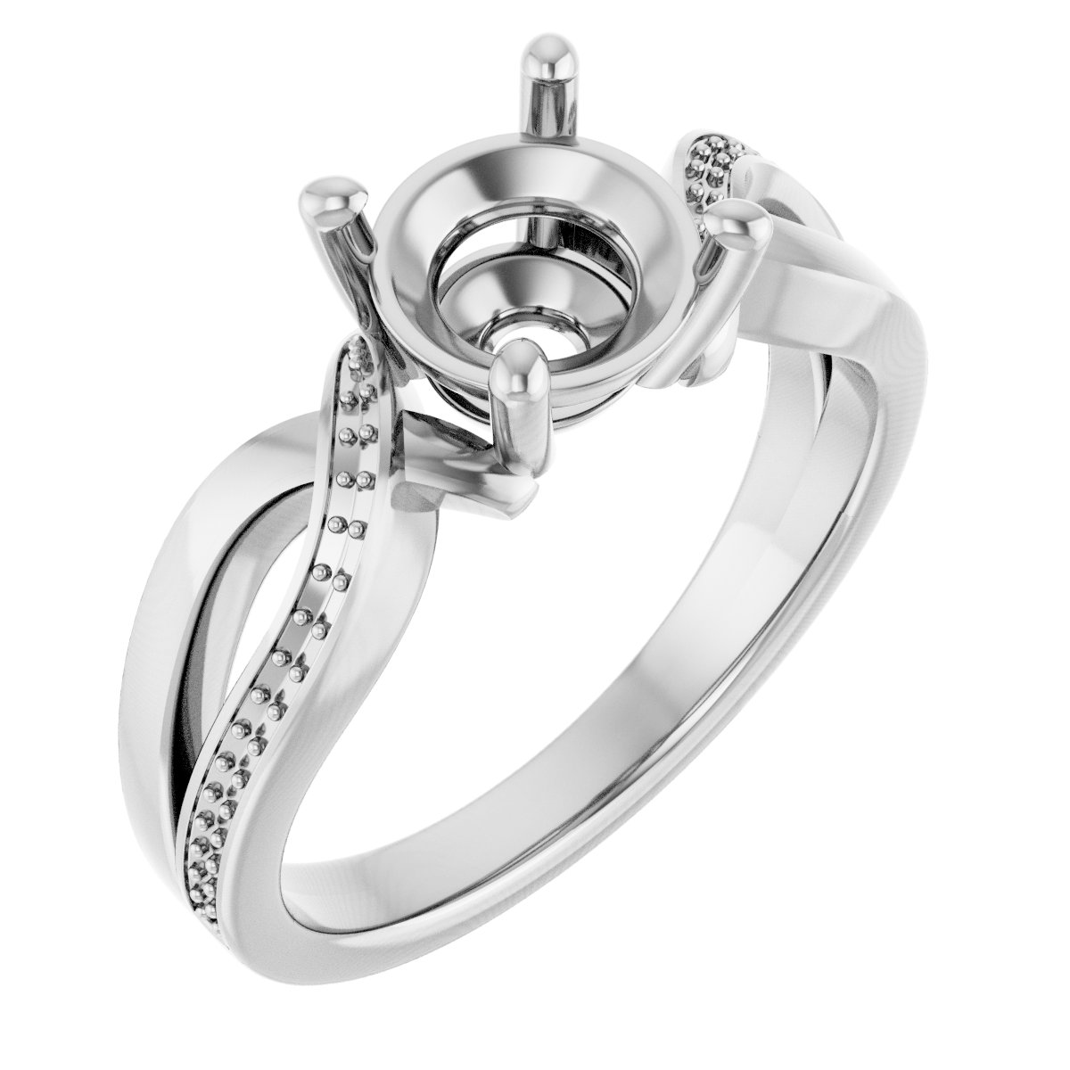 Accented Engagement Ring