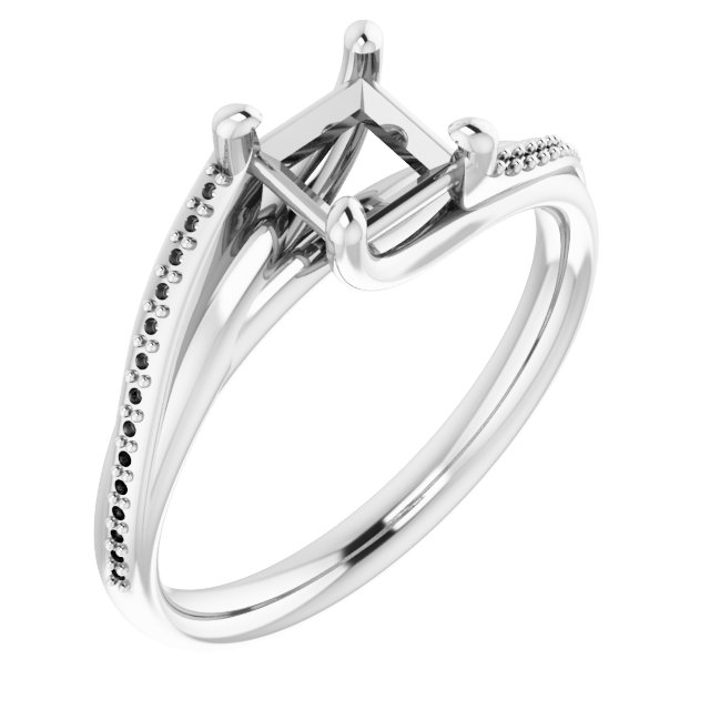 Accented Engagement Ring