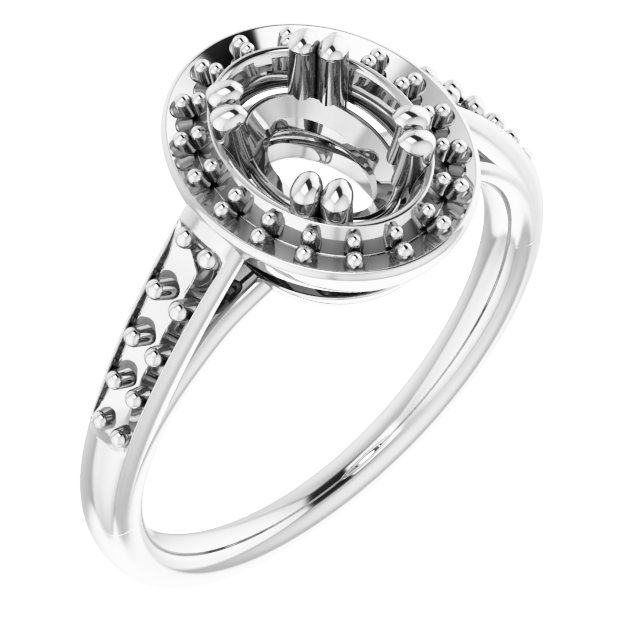 Halo-Style Engagement Ring