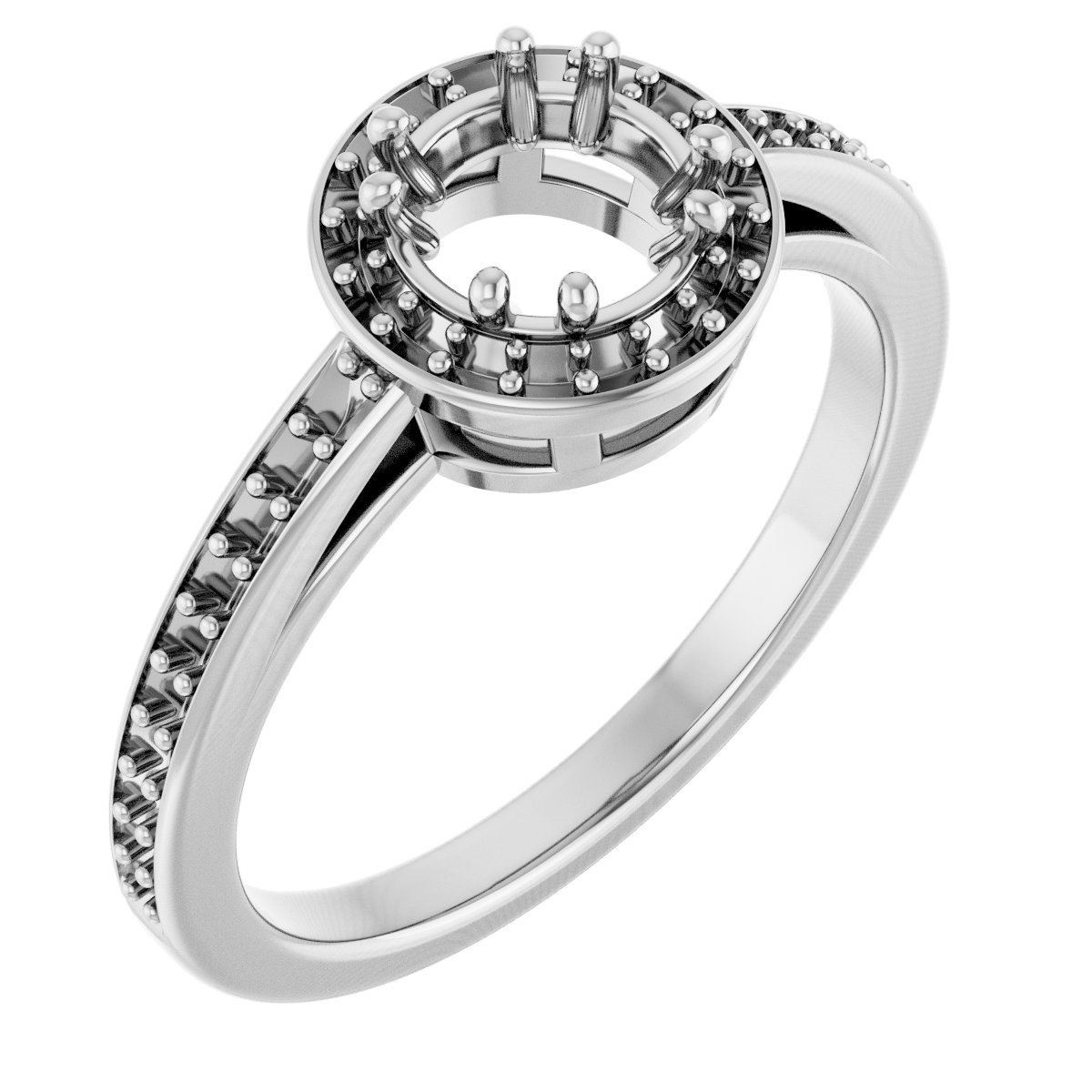 Halo-Style Engagement Ring