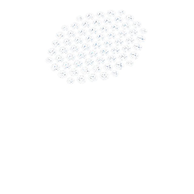 Pave'-Style Cluster Signet Ring