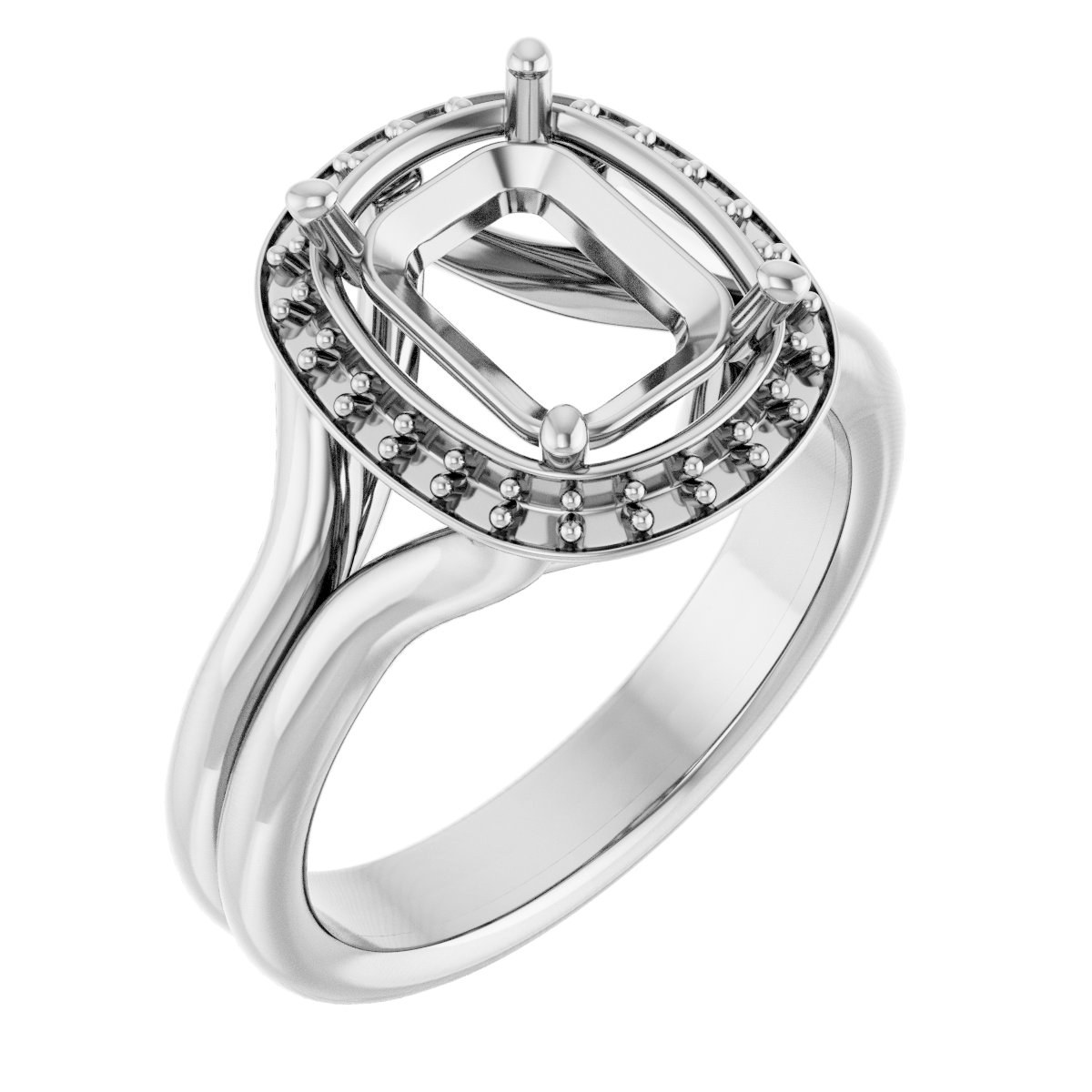 Halo-Style Engagement Ring