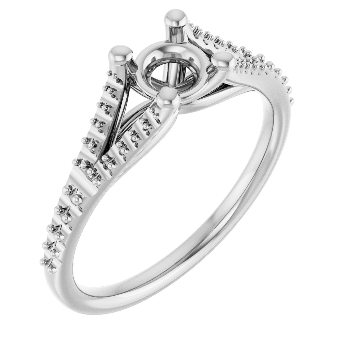 Accented Engagement Ring