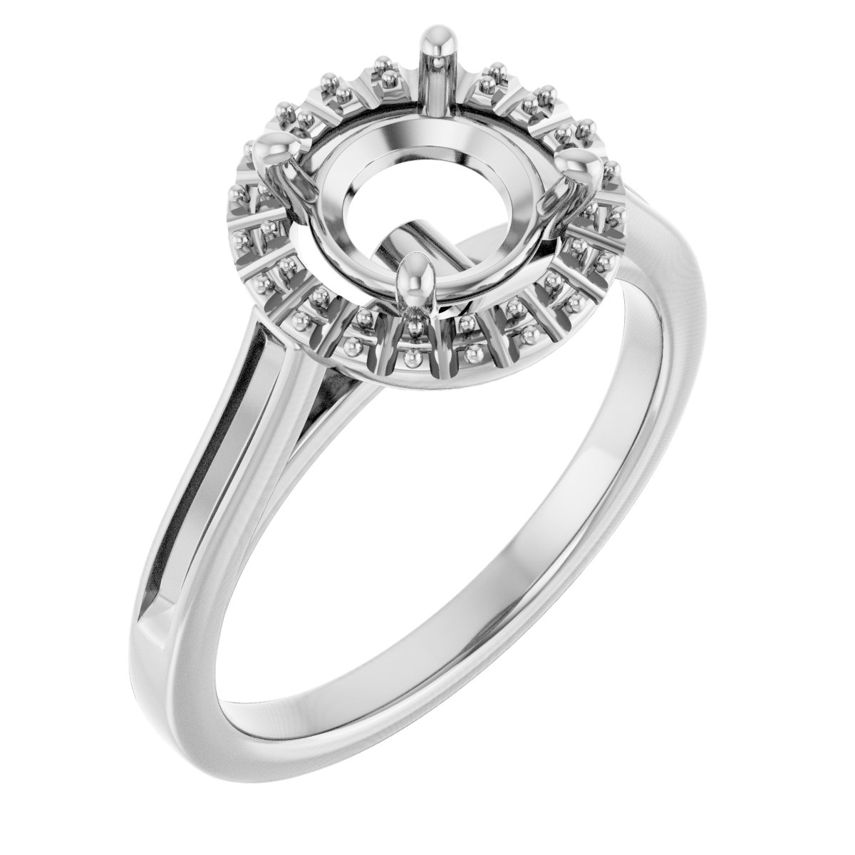 Halo-Style Engagement Ring
