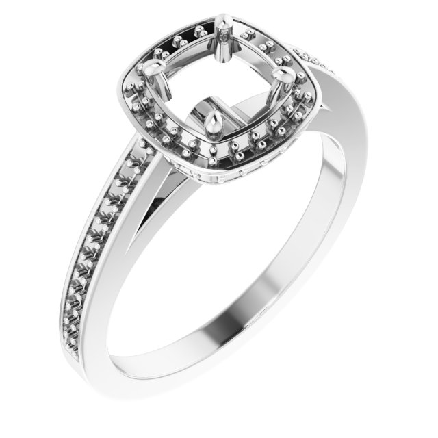 Halo-Style Engagement Ring