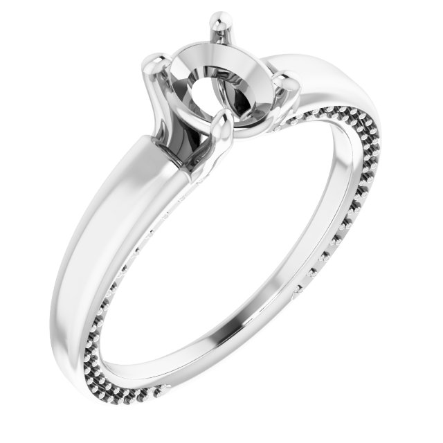 Accented Engagement Ring