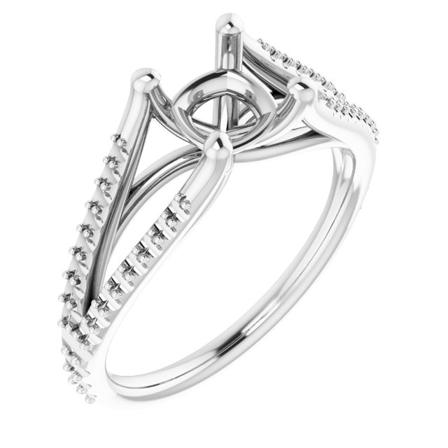 Accented Engagement Ring