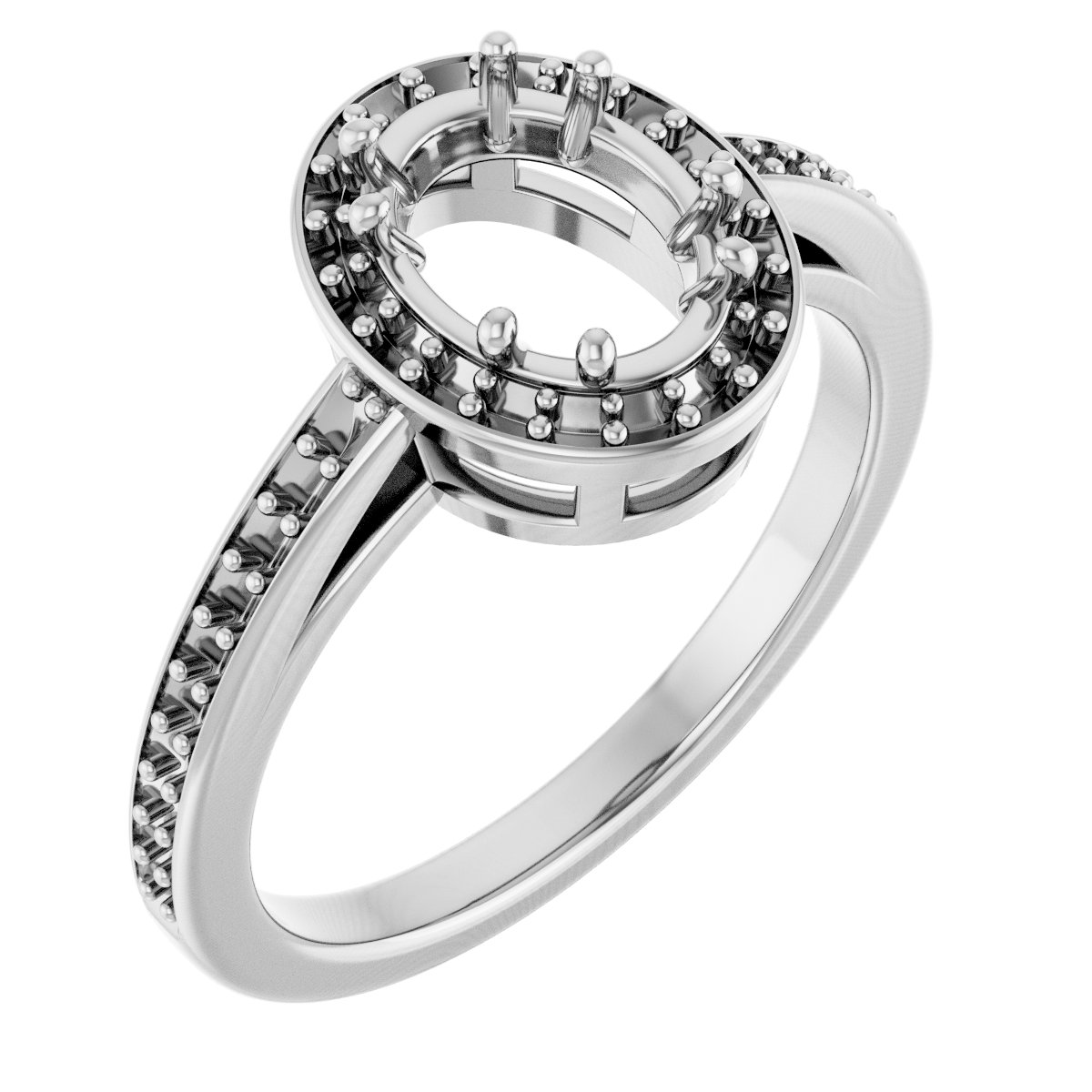 Halo-Style Engagement Ring