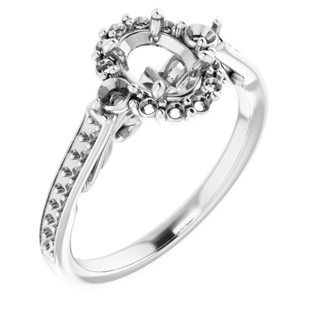 Halo-Style Engagement Ring