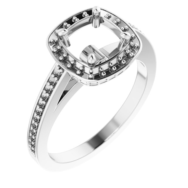 Halo-Style Engagement Ring