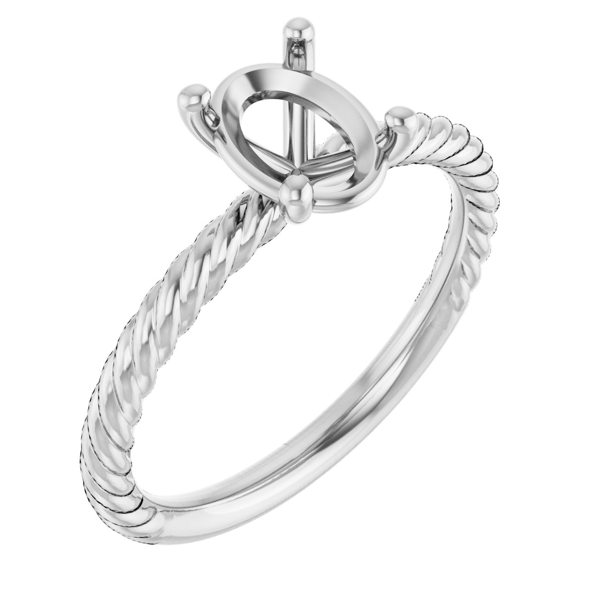 Rope Solitaire Ring