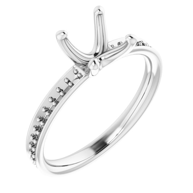 Accented Engagement Ring
