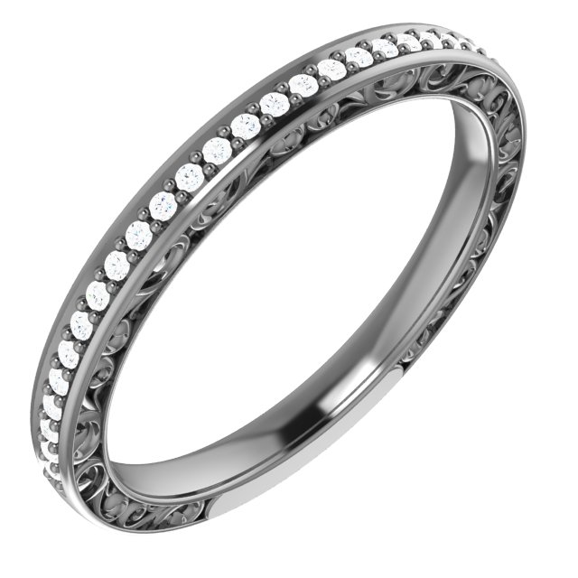 122460 / Neosadený / Sterling Silver / round / 1.5 Mm / Poliert / Anniversary Band Mounting