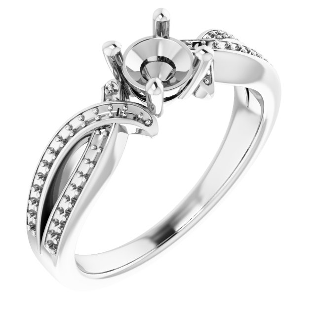 Accented Engagement Ring