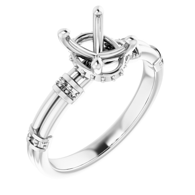Accented Engagement Ring