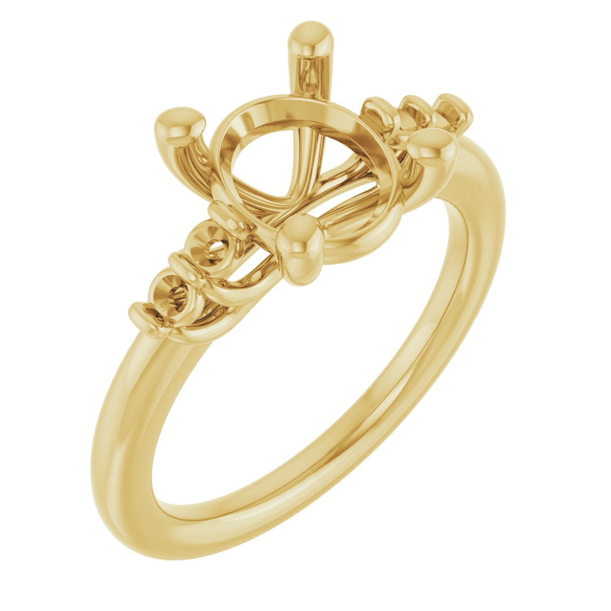 Accented Engagement Ring