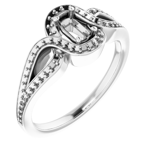 Halo-Style Engagement Ring