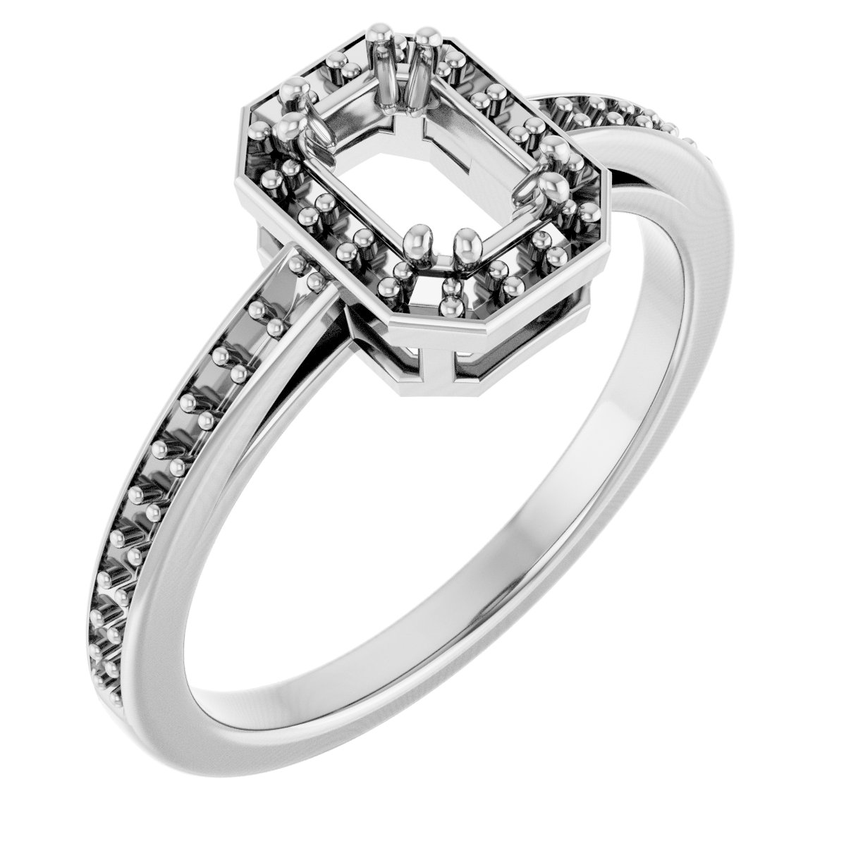 Halo-Style Engagement Ring
