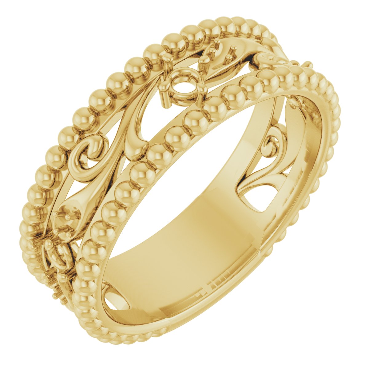 14K Yellow 1/5 CTW Diamond Anniversary Band