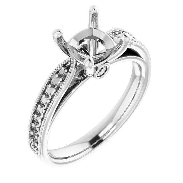 Accented Engagement Ring