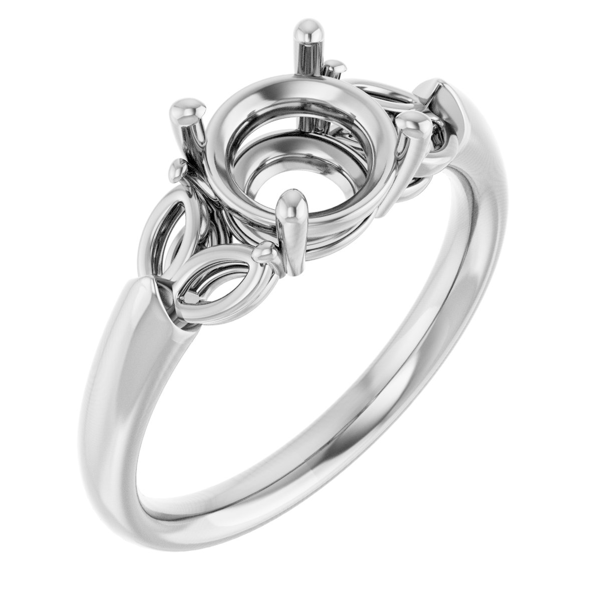 Accented Engagement Ring