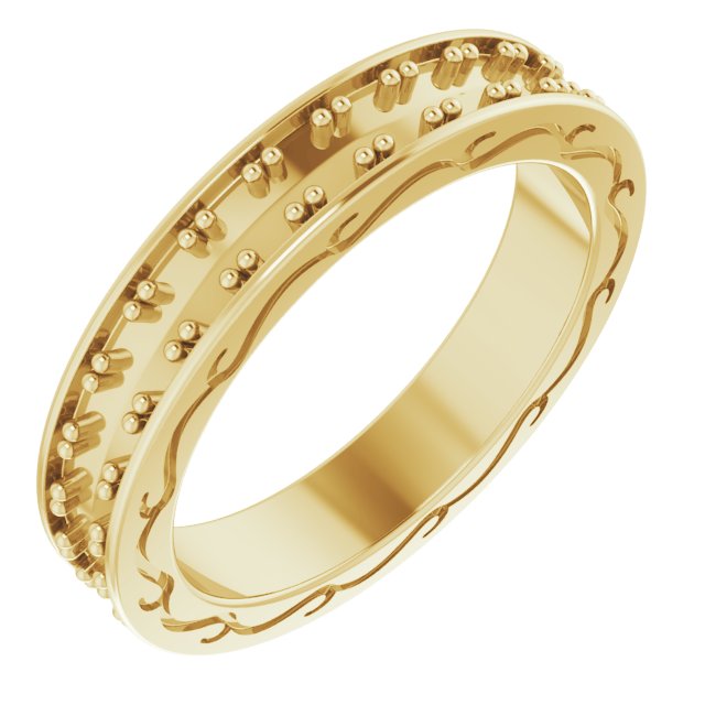 14K Yellow 1 CTW Diamond Round Eternity Band Size 7 Ref 12152258