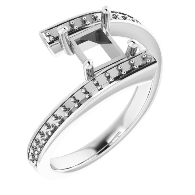 Accented Bypass Ring