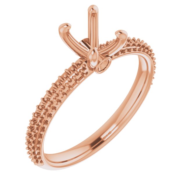 Pavé-Style Accented Engagement Ring