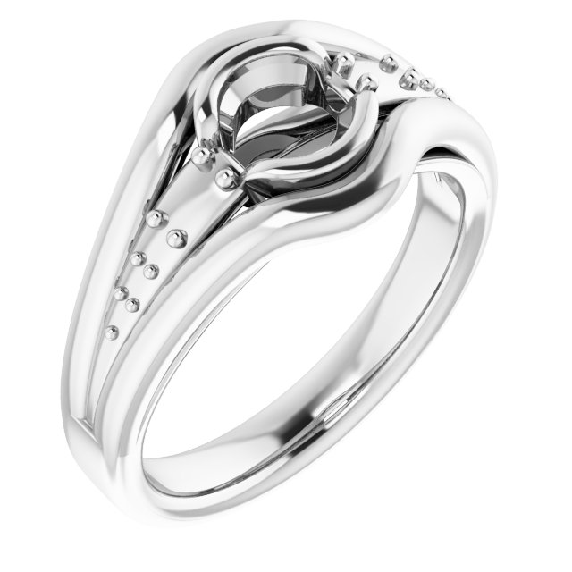 Bezel-Set Accented Ring