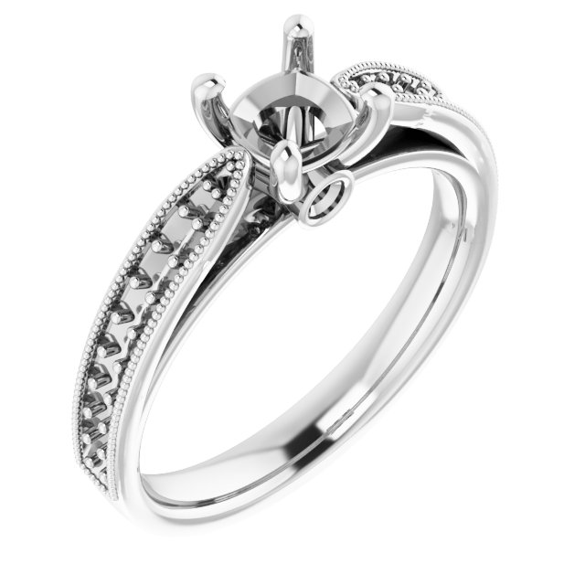 Accented Engagement Ring