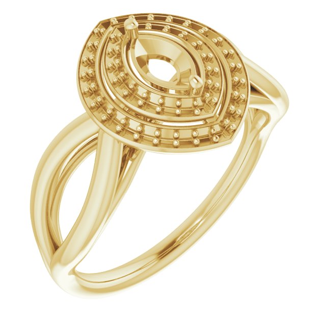 14k Yellow Gold