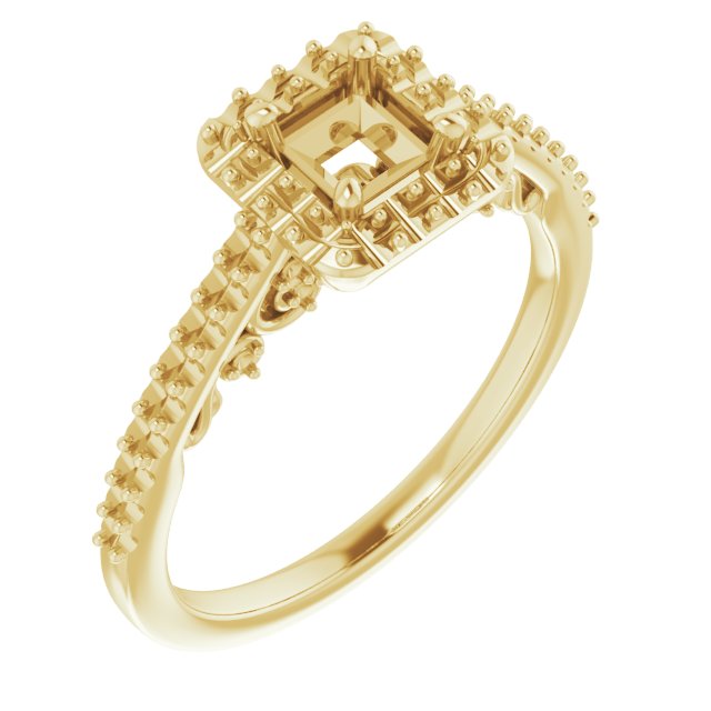 Halo-Style Engagement Ring