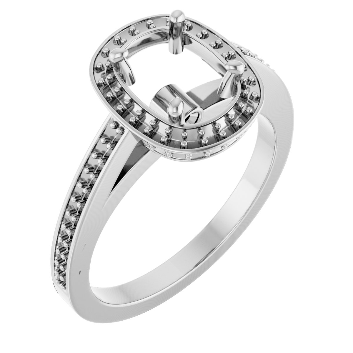 Halo-Style Engagement Ring