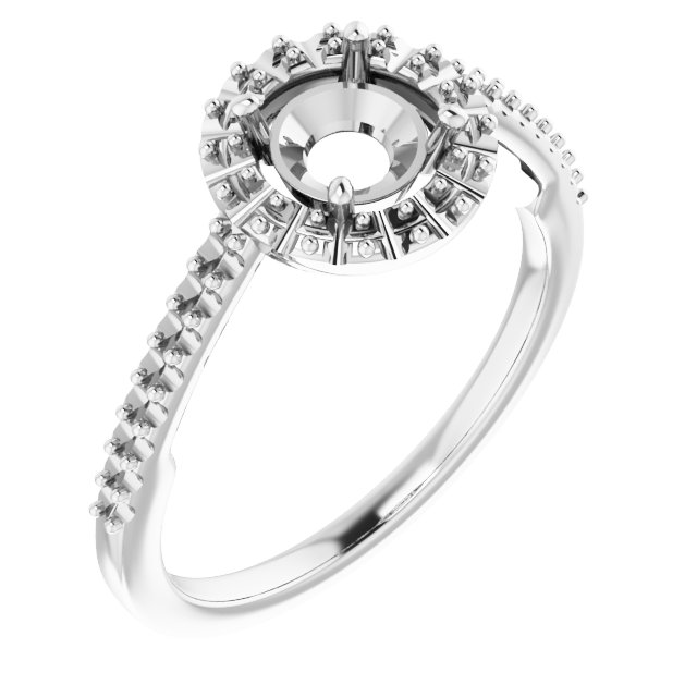 Halo-Style Engagement Ring