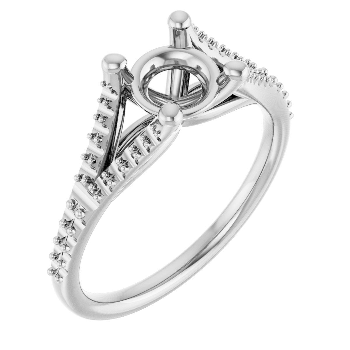 Accented Engagement Ring