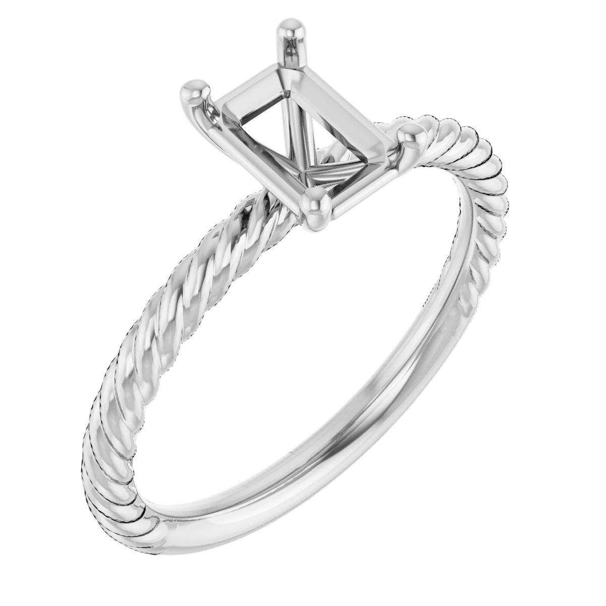 Rope Solitaire Ring