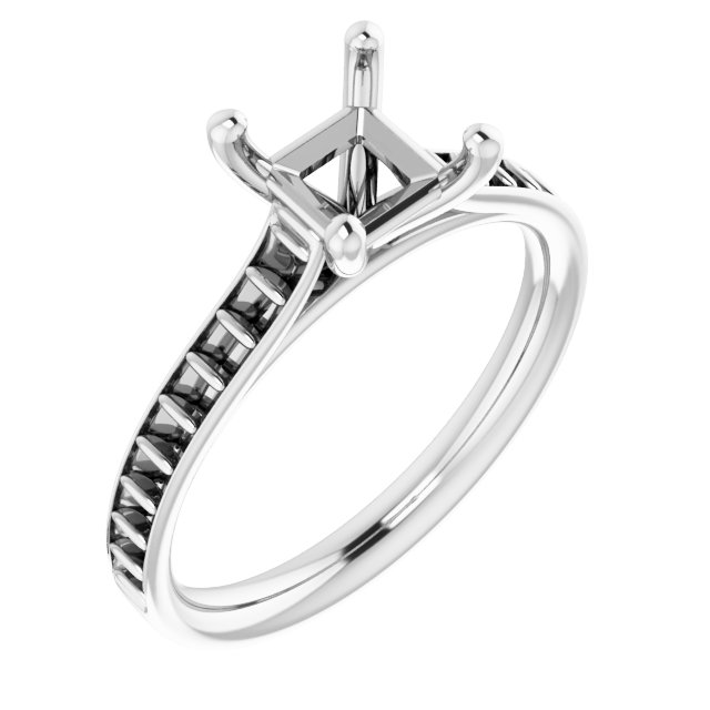 Accented Engagement Ring