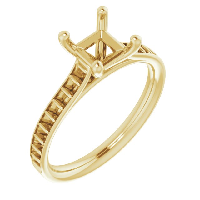 Accented Engagement Ring