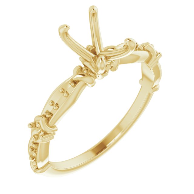 Accented Engagement Ring
