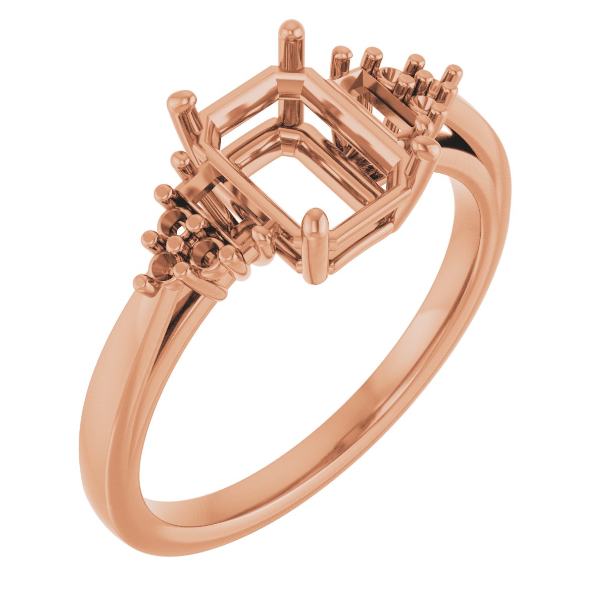 Accented Engagement Ring